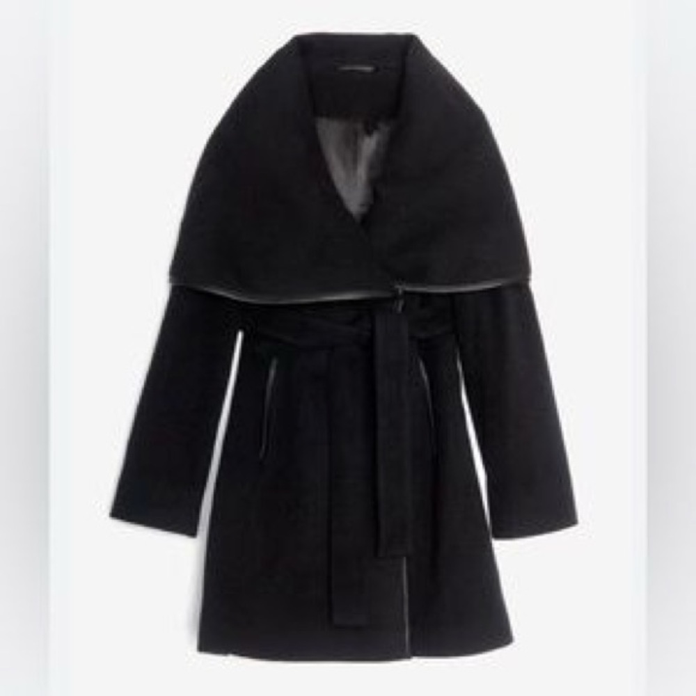 Menchi for Intermix belt waist coat with leather trim